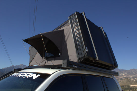 Kexaa Outdoor Gear Aluminum Hardshell Rooftop Tent with Cross Bars